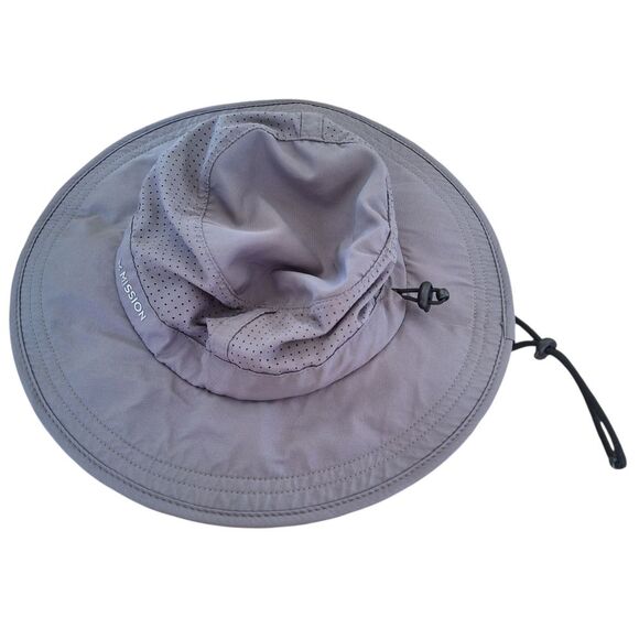 Mission Cooling Boonie Hat Gray Perforated Breathable Hiking Hat UNISEX OSFM - Picture 6 of 12